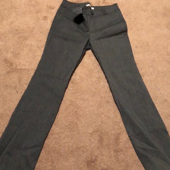 Juniors Gray Dress Pants - Picture 3 of 4